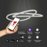 Подвесной светодиодный светильник Eurosvet с управлением по Wi-Fi 90234/1 хром