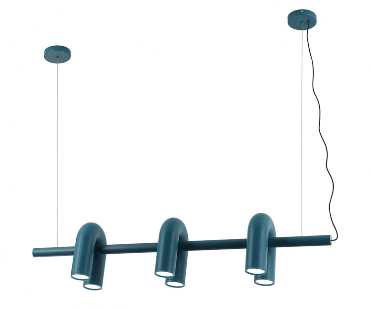 Kink Light 08465-3A,07 Подвес Канти лазурный w121*20 h150 Led 36W (3000-6000K)