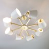 Потолочный светильник Eurosvet 70083/8 золото Frozen
