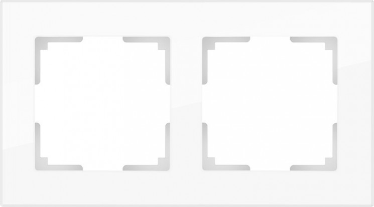 Рамка на 2 поста Werkel W0021101 (Favorit WL01-Frame-02 Белый)