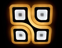 Управляемый светодиодный светильник Ambrella light ORBITAL ACRYLIC  FA89 WH 164W D500*500