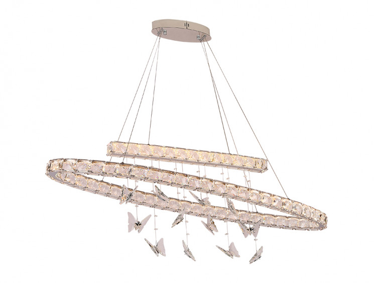 Подвесной светильник NEWPORT 8120/120 oval chrome