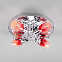 Потолочный светильник  Eurosvet Potpourri 30151/4 красный