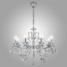 Подвесной светильник  Eurosvet Симфония 10059/8 хром/прозрачный хрусталь Strotskis