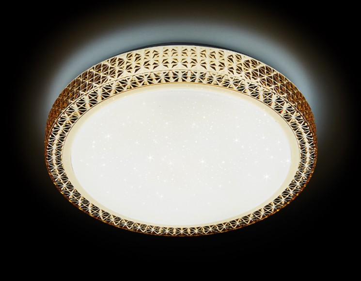 Управляемый светильник Ambrella light F85 CF 48W D400 ORBITAL CRYSTAL