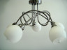 Люстра Alfa 15135 Pablo 5хЕ14 хром/белое стекло(Ск)