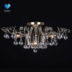 Люстра Eurosvet 10042/12 античная бронза/прозрачный хрусталь