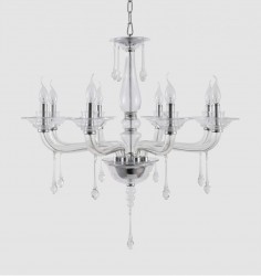 Люстра Crystal Lux MONICA SP8 CHROME/TRANSPARENT