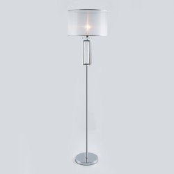 Торшер хромированный с абажуром Eurosvet Fargo 01079/1 хром