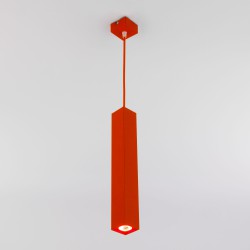 Светодиодный подвесной светильник Eurosvet 50154/1 LED красный Cant