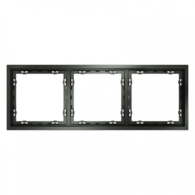 Рамка 3 поста VOLTUM VLS100306 титан