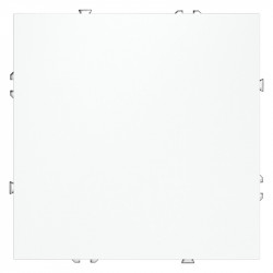 Заглушка VOLTUM S70 с суппортом, VOLTUM VLS080102 белый матовый