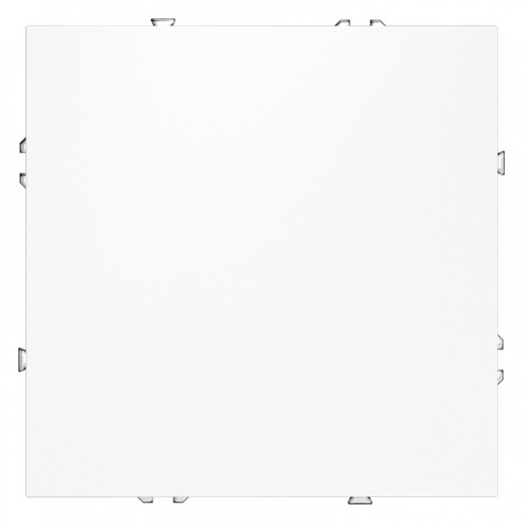 Заглушка VOLTUM S70 с суппортом, VOLTUM VLS080102 белый матовый