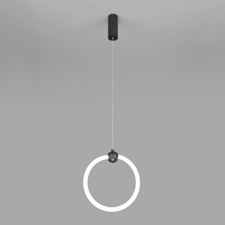 Подвесной светодиодный светильник Eurosvet Rim 90166/1 черный