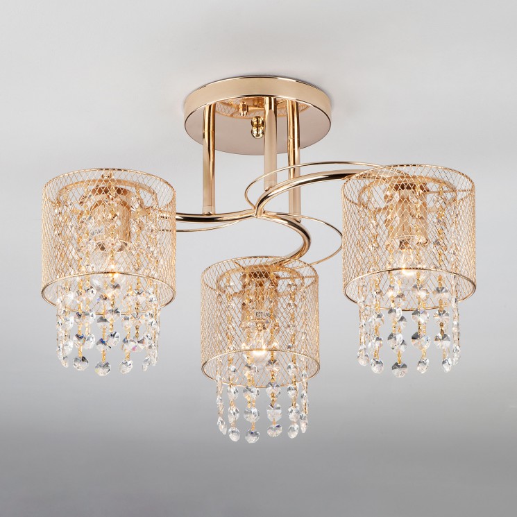 Потолочный светильник Eurosvet 30137/3 золото Bonnie