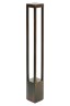 Садово-парковый светильник YAOHUALUX W61848-900 R Черный с коричневой патиной