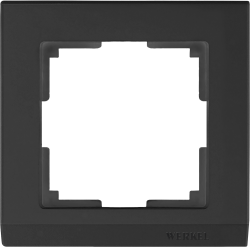 Рамка на 1 пост черный Werkel W0011808 Stark (WL04-Frame-01 черный)