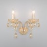 Настенный светильник  Eurosvet Alcedo 10097/2 золото/тонированный хрусталь Strotskis