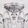 Подвесной светильник  Eurosvet Collana 10096/8 хром/прозрачный хрусталь Strotskis