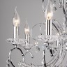 Подвесной светильник  Eurosvet Collana 10096/8 хром/прозрачный хрусталь Strotskis