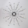 Подвесной светильник  Eurosvet Collana 10096/8 хром/прозрачный хрусталь Strotskis