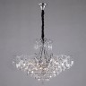 Подвесной светильник  Eurosvet Crystal 10080/12 хром/прозрачный хрусталь Strotskis