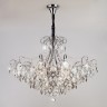 Подвесной светильник  Eurosvet Crystal 10080/12 хром/прозрачный хрусталь Strotskis