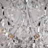 Подвесной светильник  Eurosvet Crystal 10080/12 хром/прозрачный хрусталь Strotskis
