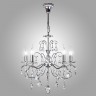 Подвесной светильник  Eurosvet Симфония 10059/5 хром/прозрачный хрусталь Strotskis