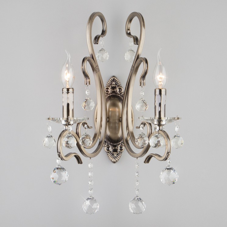 Светильник настенный Eurosvet Ernin 12505/2 античная бронза Strotskis