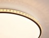 Потолочный светодиодный светильник Ambrella Light FF71 WH/CF белый/кофе 72W+24W D500*60 ПДУ
