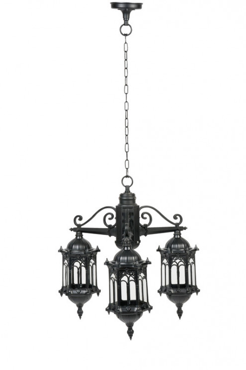 Подвесной уличный светильник YAOHUALUX 89970S/3 Bl DELI S