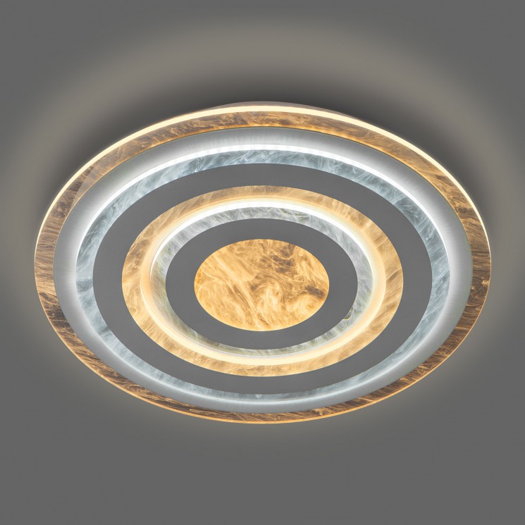 Потолочный светодиодный светильник с пультом управления Eurosvet Freeze 90209/1 белый