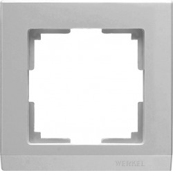 Рамка на 1 пост Werkel W0011806 (Stark WL04-Frame-01 Серебряный)