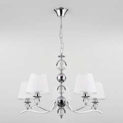 Классическая подвесная люстра Eurosvet Sortino 60097/5 хром