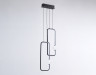 Подвесной светодиодный светильник Ambrella light FL66366/2 BK черный 38W 4200K 300*80*1200