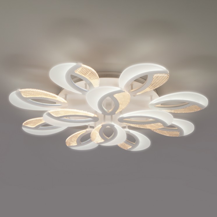 Светодиодный потолочный светильник с пультом управления Eurosvet 90140/12 белый