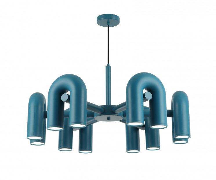 Kink Light 08465-6,07 Люстра Канти лазурный d80 h150 Led 72W (3000-6000K)