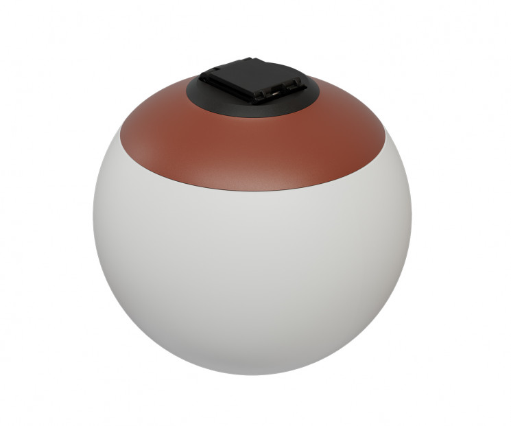 Kink Light 6424-2,06 Трековый однофазный светодиодный светильник Сатори терракотовый d15 h14,5 Led 12W (4000K)