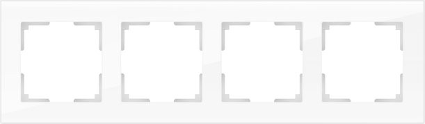 Рамка на 4 поста Werkel W0041101 (Favorit WL01-Frame-04 Белый)