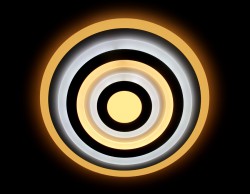 Управляемый светодиодный светильник Ambrella light ORBITAL ACRYLIC  FA92 WH 144W D500