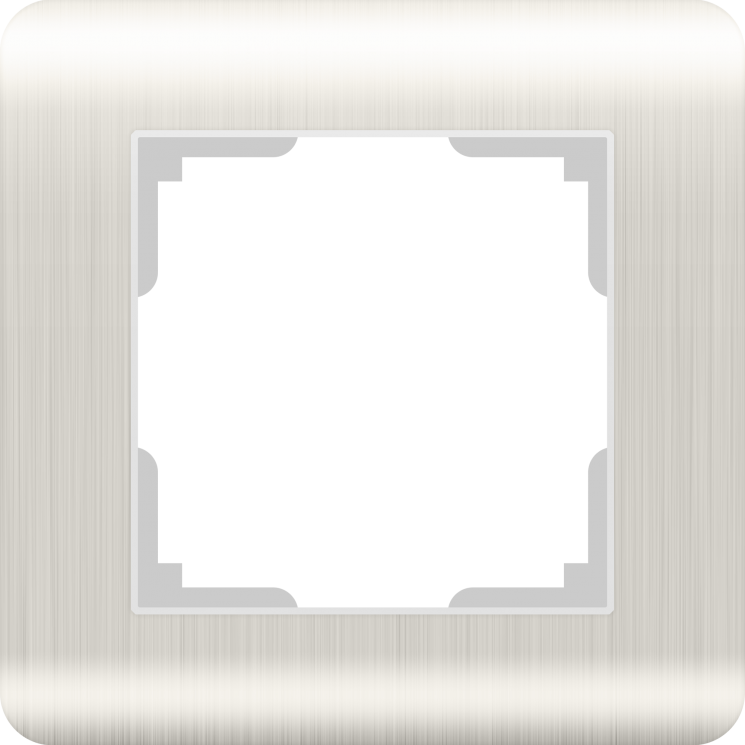 Рамка на 1 пост перламутровый Werkel W0012113 (WL12-Frame-01 Stream)