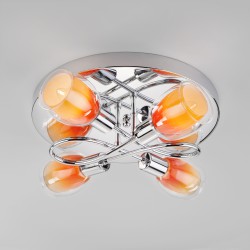 Потолочный светильник  Eurosvet Potpourri 30151/4 оранжевый
