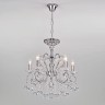Подвесной светильник  Eurosvet Collana 10096/5 хром/прозрачный хрусталь Strotskis