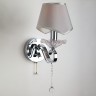 Светильник настенный Eurosvet Kelly 10085/1 хром/прозрачный хрусталь Strotskis