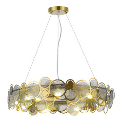 Светильник подвесной ST Luce Латунь/Дымчатый G9 9*5W 4000K         SL6133.313.09