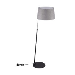 Торшер Maytoni MOD613FL-01B Bergamo Н170 см D42см черный/серый 1хЕ27