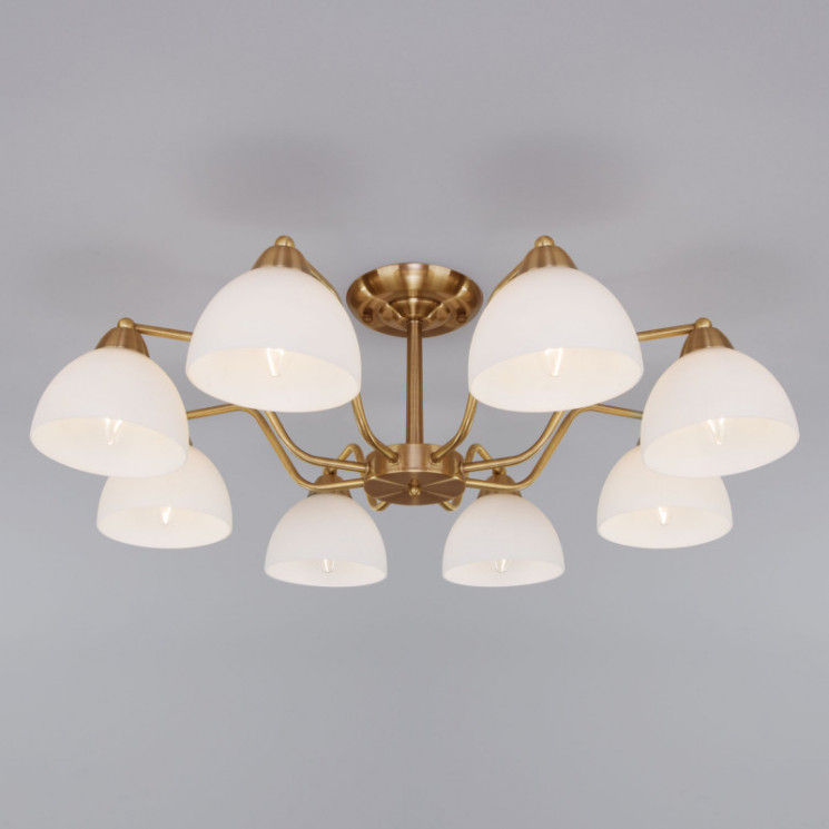 Люстра на штанге Eurosvet 30172/8 античная бронза Carissa