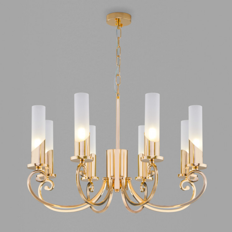 Подвесная люстра Eurosvet 60117/8 золото Banci