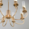 Подвесная люстра Eurosvet 60117/8 золото Banci